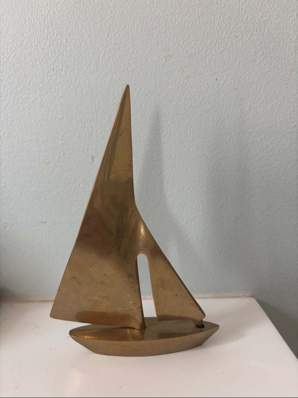 Solid Brass MCM Sailboat